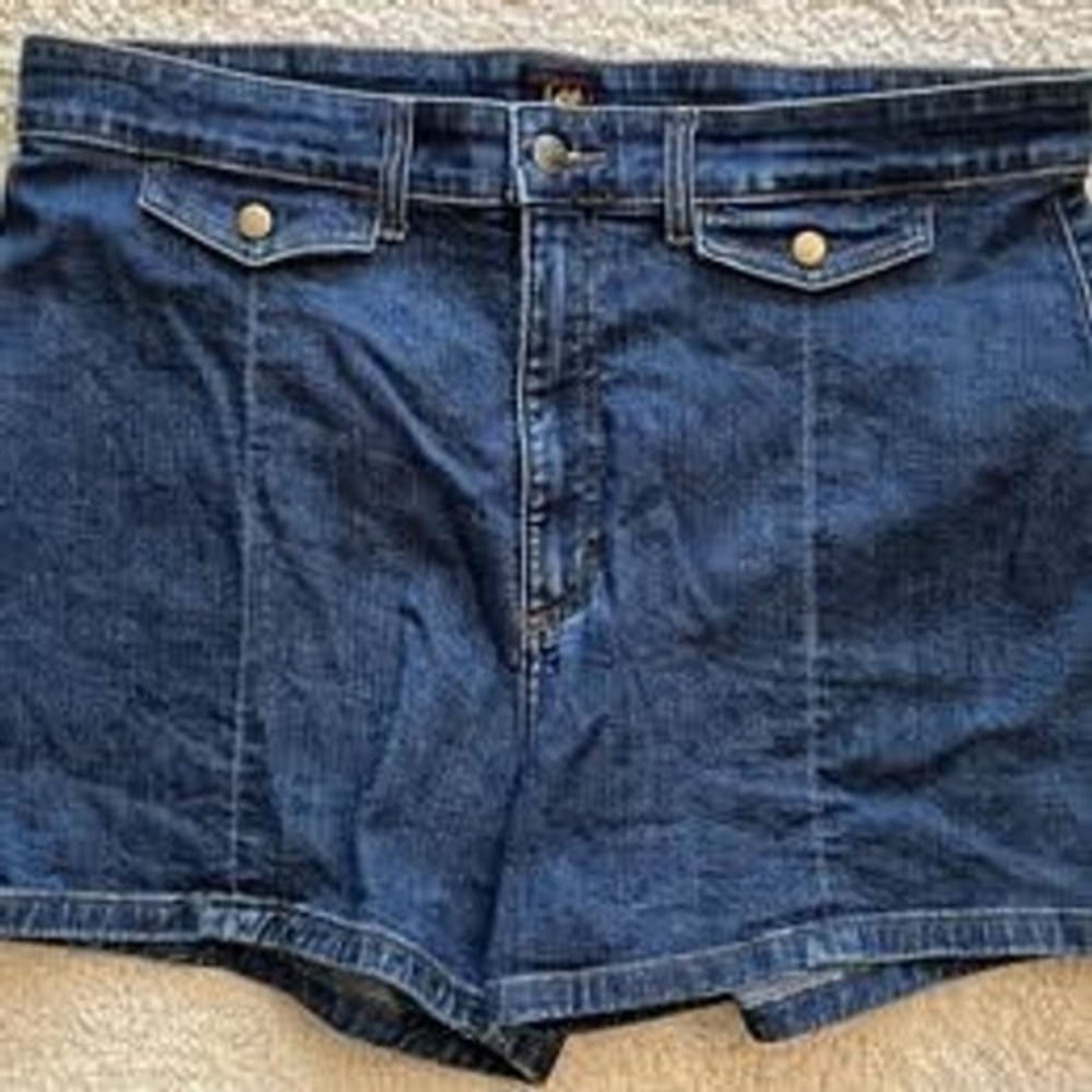 Vintage Lee Denim Jean Shorts Women 18